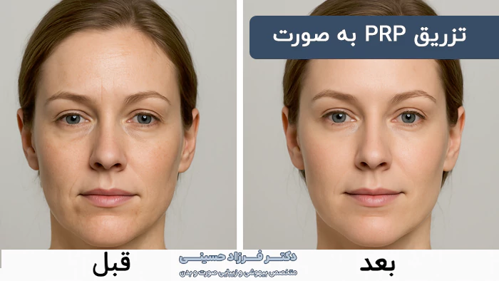 تزریق PRP به صورت
